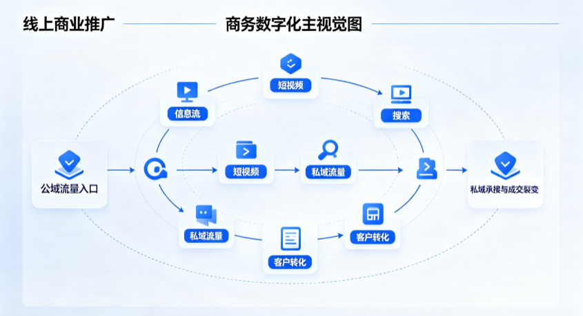 新巴尔虎右旗线上商业推广怎么做？全域流量闭环搭建与低成本转化实战指南